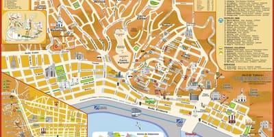 Turizmo žemėlapis Čilė, valparaiso